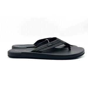 Flojo Flip Flops Men Size 13 Sandals Thong Black‎ Shoes